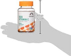 Amazon Brand - Mama Bear Vegan Kids Vitamin C, Orange, 60 Count, Immune Health, 125 mg per Gummy