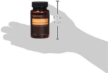 Amazon Elements Vitamin D3, 125 mcg (5000 IU), 180 Softgels