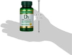 Nature's Bounty Vitamin D for Immune Support, Vitamin D Provides Immune Support and Promotes Healthy Bones, 10000IU, 72 Softgels (Pack of 2)