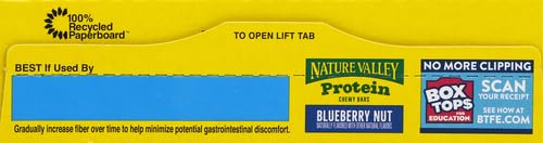 Nature Valley Protein Granola Bars, Blueberry Nut, Chewy Snack Bars, 5 Bars, 7.1 OZ (Pack of 2)