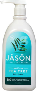 JASON Tea Tree Purifying Body Wash, For a Gentle Feeling Clean, 30 Fluid Ounces (Pack of 2)