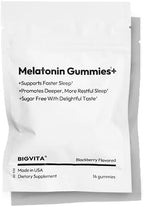BIGVITA Melatonin Gummies+ | Natural Sleep Support with L-Theanine, Chamomile & Botanicals, Rest & Recharge