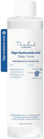 THE LAB by BLANC DOUX Oligo Hyaluronic Acid Hydrating Toner 200ml– Hydrating Toner for Sensitive Skin, pH Balance, Korean Skin Care, Alcohol-Free, Vegan Formula, 6.76 fl. oz