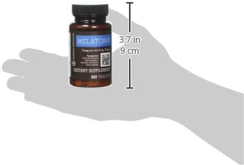 Amazon Elements Melatonin, 3mg, Vegan, Unflavored, 260 Tablets, 8 Month Supply (Packaging may vary)