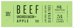 EPIC Beef Protein Bars, Uncured Bacon and Apple, Paleo Friendly, Gluten Free, Whole 30, 12 Ct, 15.6 oz