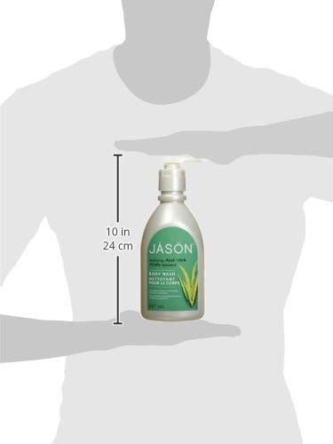 JASON Natural Body Wash & Shower Gel, Soothing Aloe Vera, 30 Oz (Pack of 2)