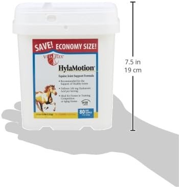 Vita Flex Pro Hylamotion Hyaluronic Acid Horse Joint Supplement; Ideal for Aging, Training or Competition Horses, 2.5 Pounds