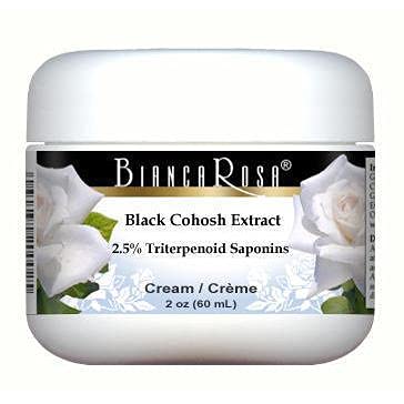Bianca Rosa Extra Strength Black Cohosh Extract (2.5% Triterpenoid Saponins) Cream (2 oz, ZIN: 514103) - 3 Pack
