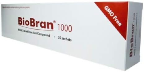 BioBran MGN-3 - Extremely Effective Immune System Booster, from Breaking Down Rice Bran with Enzymes from The Shitake Mushroom (1000 mg, 30 Sachets) Made in Japan, Free DHL Express Shipping Worldwide