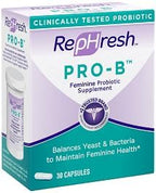 Rephresh Pro-B Probiotic Feminine Supplement, 30 Capsules (Pack of 3)