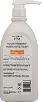 JASON Citrus Energizing Body Wash, For a Gentle Feeling Clean, 30 Fluid Ounces (Pack of 2)