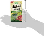 Nature's Way Alive! Calcium Max Absorption 1200 mg Calcium per 4 Tablets with Vitamin D3, Bone Support*, Vitamin D3 & K2, Magnesium, 120 Tablets (Packaging May Vary), (Pack of 2)