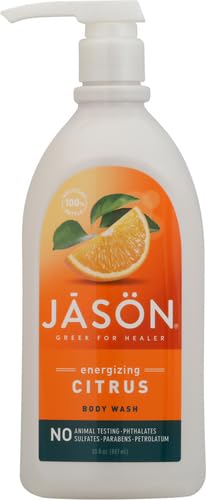 JASON Citrus Energizing Body Wash, For a Gentle Feeling Clean, 30 Fluid Ounces (Pack of 2)