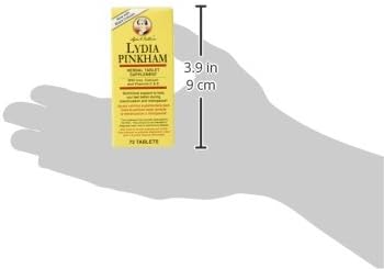 Lydia Pinkham Herbal Supplement Tablets for Menstruation and Menopause Support, 72 Count