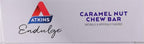 Atkins Endulge Caramel Nut Chew Bar, Low Sugar Snack, Dessert Bar, High Fiber Bar 1g Sugar, 10 Count