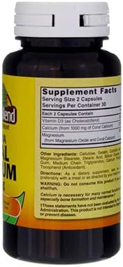Nature's Blend Okinawa Coral Calcium 1,000 mg 60 Caps