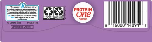 Protein One 90 Calorie Protein Bars, Peanut Butter Chocolate, Keto Friendly, 4.8 oz per box, 5 Ct (Pack of 4)