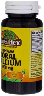 Nature's Blend Okinawa Coral Calcium 1,000 mg 60 Caps