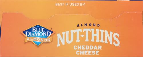 Blue Diamond Almonds Nut Thins, Cheddar Cheese, 4.25 Oz (Pack of 4)
