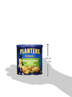 PLANTERS Deluxe Pistachio Mix, Party Snacks, Plant-Based Protein, 14.5 Oz Canister (Pack of 2)