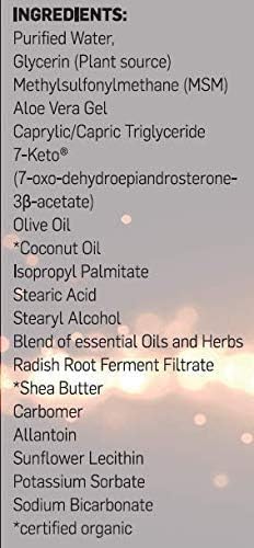 7-Keto dhea - Fat Burner - Natural 7K Dhea Cream - Metabolism Support - Maximum Strength Dhea Used by Men and Women for Lean Muscle and Fat Loss Support