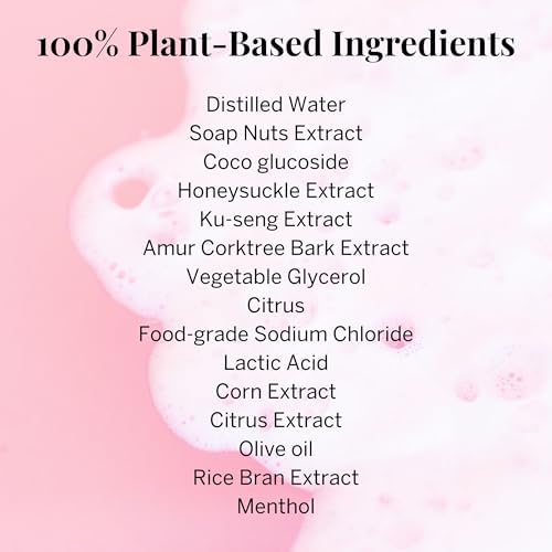 Pixie Feminine Wash – Healthy Foaming Cleaner with Natural Ingredients – More Foam Wash in Bottle Than Any Other Brand – pH Balanced & Plant Based – for Your Menstrual Cups and Discs, 2.5 Fluid oz