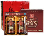 2 Set Boxes - Korean Royal Gold 6 Years Red Ginseng Extract - 2 Hop Cao Cot Hong Sam 6 Tuoi Royal Gold - 250g per Bottle x 2 Bottles per Box x 2 Boxes per Order - Made in South Korea