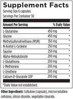 Designs for Health Amino-D-Tox - Amino Acid Detox + Liver Cleanse Support - Supplement Blend with Glycine, Calcium D Glucarate, NAC + More - Non-GMO (180 Capsules)