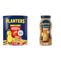 PLANTERS Bundle Salted Cocktail Peanuts + Honey Roasted Peanuts, Pack of 2
