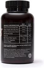 Watermans Allevi8 Curcumin Turmeric, Ginger, Frankincense, Vitamin D & Black Pepper Extract for Best Absorption - Daily Joint & Mental Health, Immune Health Support