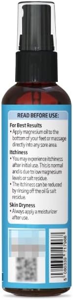Seven Minerals Travel Size Pure Magnesium Oil - USP Grade Magnesium Spray, No Unhealthy Trace Minerals - from Ancient Underground Permian Seabed in USA, Free eBook Included (2 fl oz) (Pack of 2)