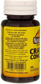 Nature's Blend Cranberry Concentrate 500 mg Soft Gels - 60 ct, Pack of 2
