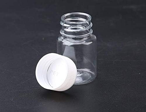 10PCS Empty Plastic Medicine Pill Bottle Container Solid Powder Medicine Chemical Bottles,20ML