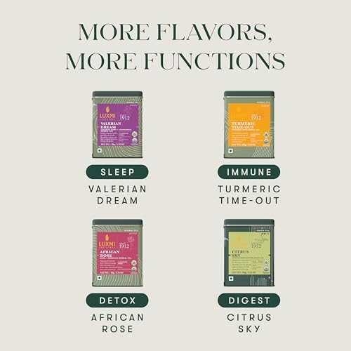Luxmi Estates Blue Pea Flower Herbal Infusion 25 gm Tin, 0.88 Oz | 25 Cups | Rich in Natural Antioxidants