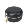 EZY DOSE Mini Vitamin Organizer, Multi Compartments, Portable and Compact Design, Easy Access Sliding Pill Dispenser, Supplement Organizer with Anti-Mix Design, Travel Friendly, Small, Black and Cream