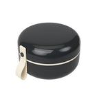 EZY DOSE Mini Vitamin Organizer, Multi Compartments, Portable and Compact Design, Easy Access Sliding Pill Dispenser, Supplement Organizer with Anti-Mix Design, Travel Friendly, Small, Black and Cream