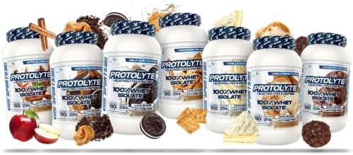 VMI Sports | ProtoLyte Whey Isolate Protein Powder | Low Calorie Whey for Weight Loss and Muscle Gain | Digestive Enzymes | Non-GMO (1.6 lb, Marshmallow Charms)