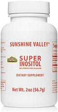 Sunshine Valley® Super Inositol Powder – Dietary Supplement, Wellness & Healthy Lifestyle – Unflavored Powder – 2 oz