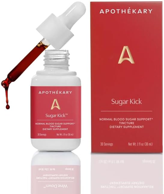 Apothékary Metabolic Duo Herbal Supplement Liquid Drops, Contains Blue Burn 30 Servings and Sugar Kick 30 Servings, Support Metabolism, Weight Support and Healthy Blood Sugar, 60 Servings