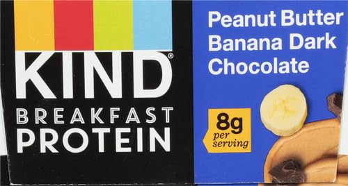 Kind,Bar Protein Breakfast Peanut Butter Banana Dark Chocolate,10.58 Ounce,6 Count (Pack of 2)