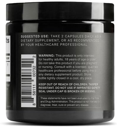 Toniiq Ultra High Purity Resveratrol Capsules - 98% Trans-Resveratrol - Highly Purified and Bioavailable - 60 Caps Reservatrol Supplement