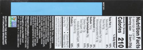 KIND Breakfast Protein Bars,Dark Chocolate Cocoa,Healthy Snacks,Gluten Free,8g Protein,6 Count (Pack of 2)