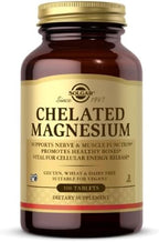 Solgar Chelated Magnesium, 250 Tablets - Supports Nerve & Muscle Function - Promotes Healthy Bones - Vital for Cellular Energy Release - Non-GMO, Vegan, Gluten Free, Dairy Free - 62 Servings