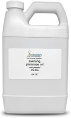 Soapeauty Evening Primrose Oil Cold-Pressed and Cold-Filtered Natural Oil. Evening Primrose Oil Contains high Level (9%) of The Essential Fatty Acid Gamma-Linolenic Acid (64 OZ)