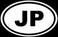Ranger Products Japan Sticker JP Country Code Vinyl Decal Euro Oval Car - Die Cut Vinyl Decal for Windows, Cars, Trucks, Tool Boxes, laptops, MacBook - virtually Any Hard, Smooth Surface
