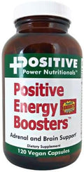 VitaBoost Positive Power Energy Boosters – Natural Energy Supplement with Herbs, B-12, Bee Pollen, Jitter-Free Smooth Energy, Quick & Safe, No Caffeine, Ephedra, or Guarana (120)