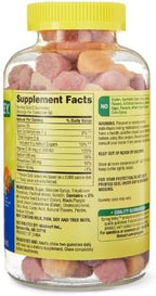 Spring Valley Calcium 500 mg Plus Vitamin D 25 mcg Bone Health Dietary Supplement Gummies, 100 Count + DRI Store Sticker.