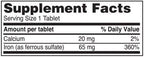 Ferrous Sulfate 325mg Iron Supplement (2-Pack) | Iron Pills | | 100 Iron Tablets per Bottle, 2-Pack
