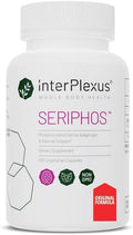 Seriphos - Phosphorylated Serine Adaptogen - Cortisol Supplement - Helps Cognitive Function, Gluten Free, Dairy Free, Soy Free - 100 Capsules
