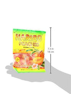 HARIBO Gummi Candy, Peaches Gummy Candy, 5 Ounce Share Size Bags (Pack of 12) Delicious Soft & Chewy Sweet Snacks, Fruity Peach Flavor
